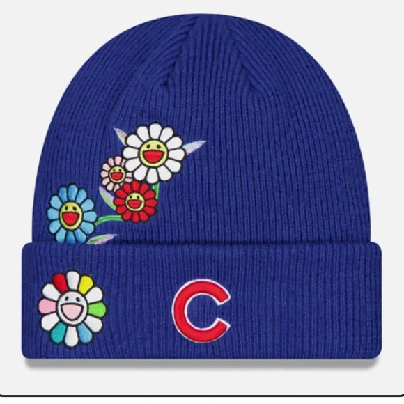 村上隆 MLB Tokyo Series newera beanie MLB x World Tour Tokyo Series 2025 New Era Chicago Cubs